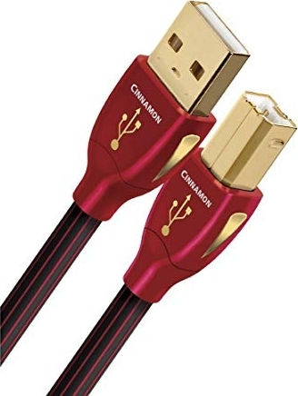 Audioquest 1.5m USB 2.0 Cable A-Male to B-Male Red