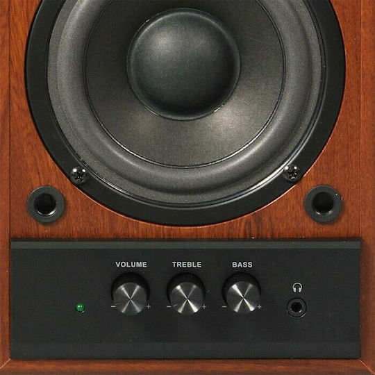 Sven SPS-702 2.0 Speakers 40W Brown