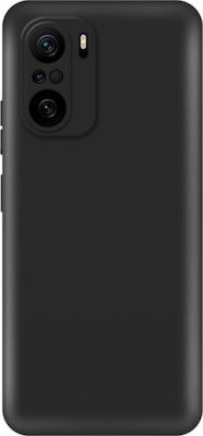 Senso Liquid Back Cover Σιλικόνης Μαύρο (Redmi Note 10)