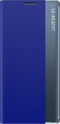 Hurtel New Sleep Buchen Sie Synthetisches Leder Blau (Galaxy A12)