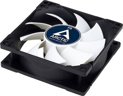 Arctic F8 Case Fan 80mm (2000rpm / 31cfm) Χωρίς Led Φωτισμό και Σύνδεση 3-Pin Λευκό