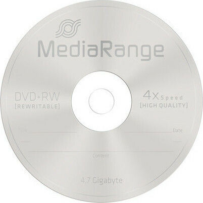 MediaRange Rewritable DVD+RW 4x 4.7GB Cake Box 10pcs
