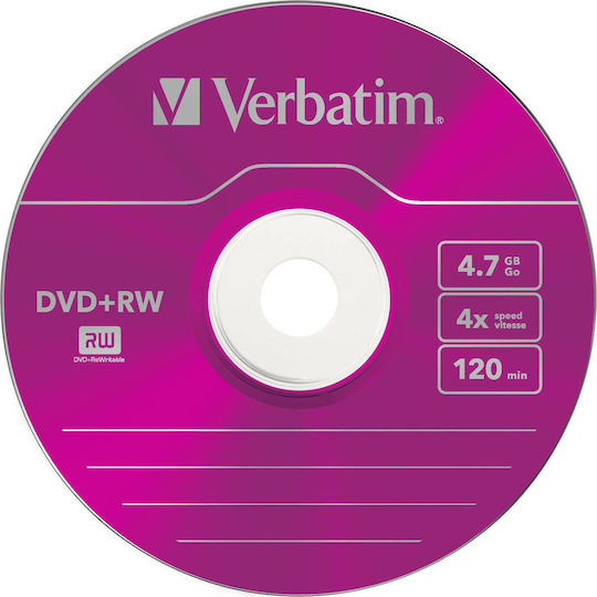 Verbatim Επανεγγράψιμα DVD+RW 4x 4.7GB 5τμχ