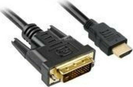 Sharkoon Cable DVI-D male - HDMI male 3m