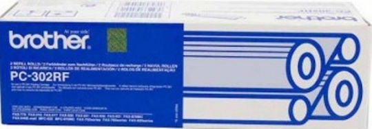 Brother PC-302RF Compatible Ribbon Ink Cartridge for Bruder Schwarz 470 2Stück (PC-302RF)