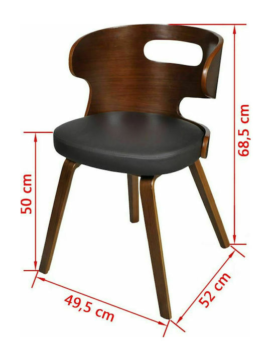Fotolii Sala de mese Maro 4buc 49.5x52x68.5buc