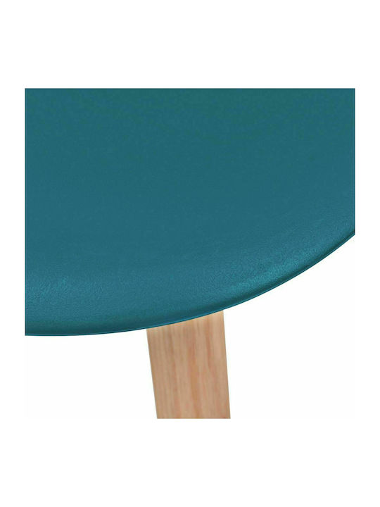 Kitchen Polypropylene Chair Turquoise 46.5x47.5x83cm 2pcs