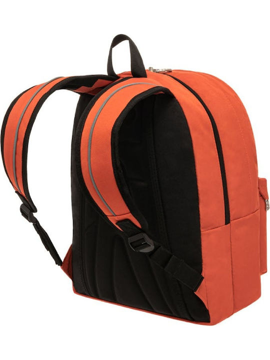 Polo Original Double Scarf School Bag Backpack Junior High-High School in Orange color 30lt 2021