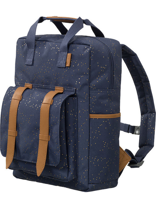 Fresk Indigo Dots Blue School Bag Backpack Kindergarten in Blue color