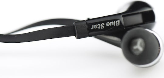 Blue Star IN60 In-ear Handsfree με Βύσμα 3.5mm Μαύρο