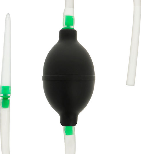 Addicted Toys Black Enema Set Travel Cleaner 3 Anal Shower Black 70cm