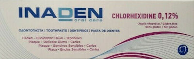 Inaden Chlorhexidine 0.12% Toothpaste for Sensitive Teeth & Plaque 75ml