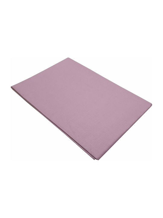 Le Blanc Sheet Double with Elastic 150x200+20cm. Cotton Line Lila