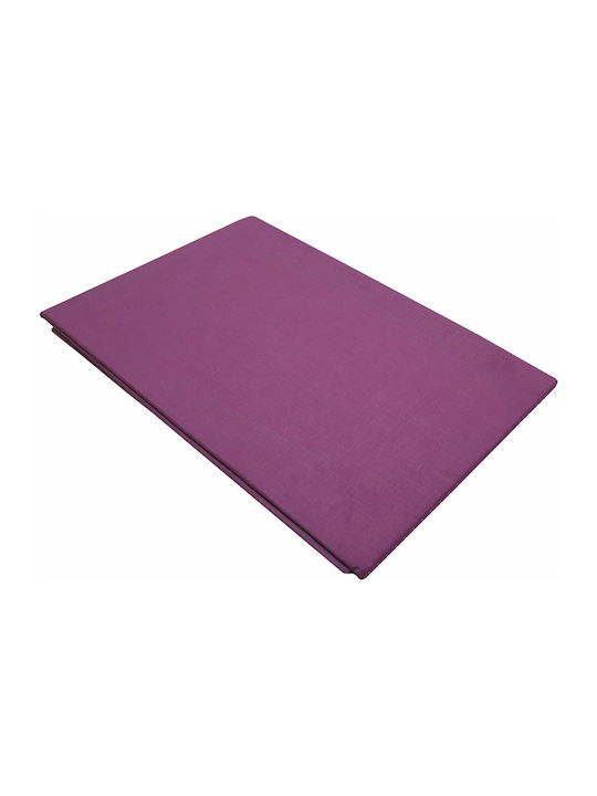 Le Blanc Sheet Super-Double 220x240cm. Cotton Line Purple