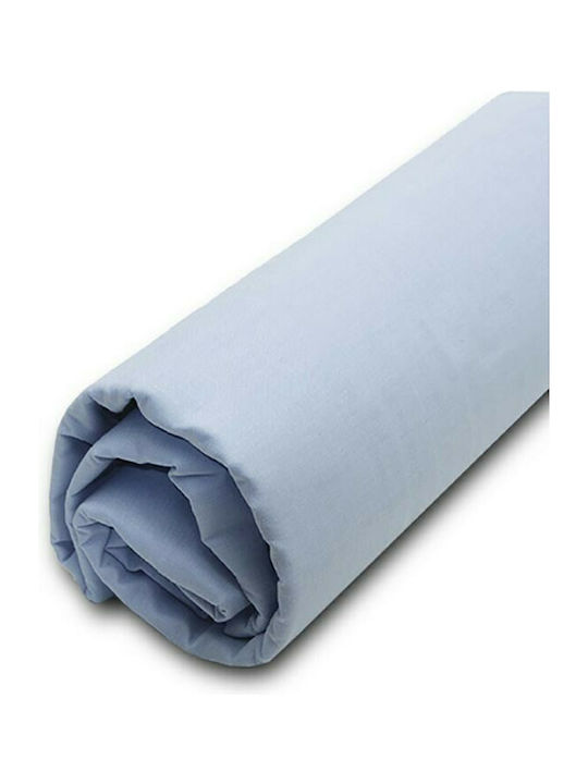 Sunshine Sheet Super-Double with Elastic 160x200+40cm. Menta 152 16 Light Blue