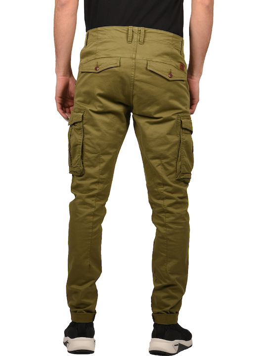 Scinn Pilot Herrenhose Cargo in Slim Passform Khaki