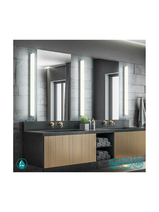 Trio Lighting Fabio Classic Lamp Bathroom with Socket W4.3 Silver 42cm