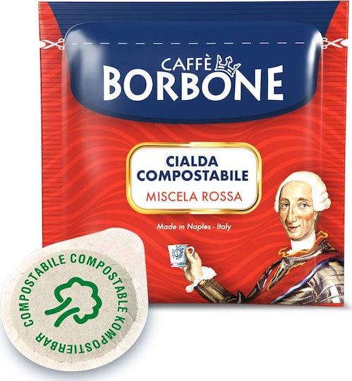 Caffe Borbone Kapseln Espresso Rosso Kompatibel mit Maschine E.S.E. Pod 150Mützen