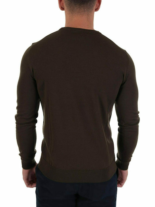 Hugo Boss San Paolo 3 Men's Long Sleeve Sweater Khaki