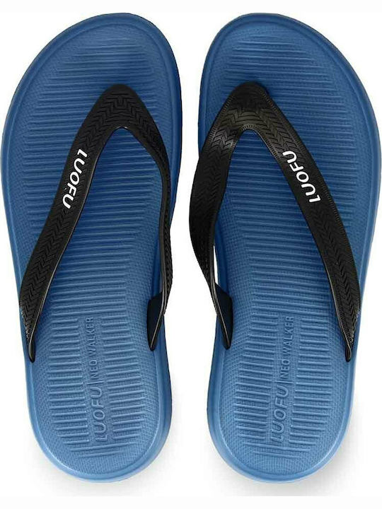 E6203-A01 Ανδρικά Flip Flops Black / Blue