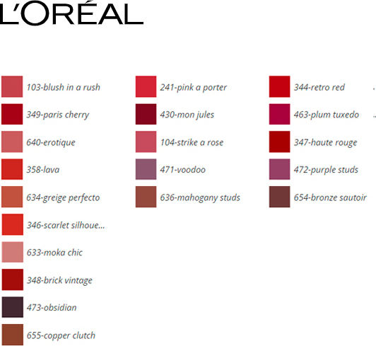 L'Oreal Paris Color Riche Magnetic Stones Lipsticks Matte 472 Purple Studs 3.6gr