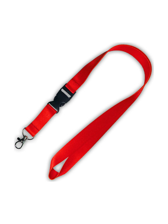 Κορδόνι Λαιμού Lanyards Υφασμάτινο Κόκκινο Κορδόνι Λαιμού Lanyards Υφασμάτινο Κόκκινο