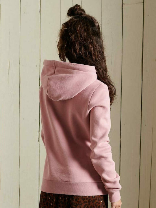 Superdry Women's Hooded Sweatshirt Pink