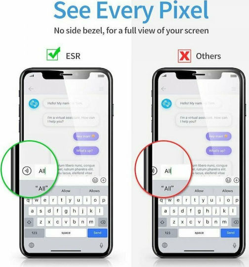 ESR Premium Quality 3D Full Face Tempered Glass 2pcs (iPhone 11 Pro Max)