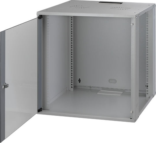Mirsan Επιτοίχια Καμπίνα Rack 16U 56.5x45x75.5cm Γκρι WTC16U45MN.02