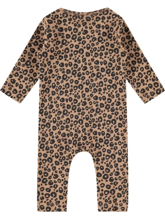 Babyface Baby Bodysuit Set Long-Sleeved Brown