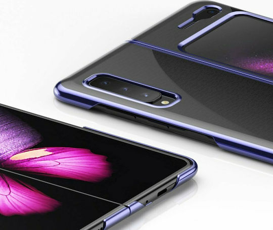 Hurtel Electroplating Case Back Cover Πλαστικό 0.3mm Μπλε