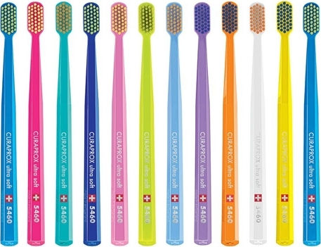 Curaprox CS 5460 Toothbrush Ultra Soft Fuchsia - Yellow