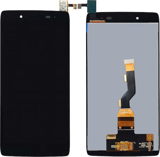 Alcatel Screen with Touch Mechanism for (Black)