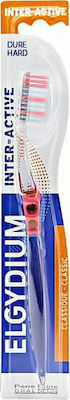 Elgydium Interactive Manual Toothbrush Hard Pink 1pcs