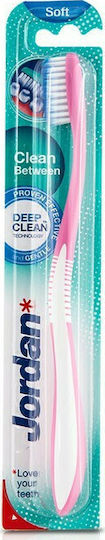 Jordan Clean Between Soft Toothbrush Soft Pink