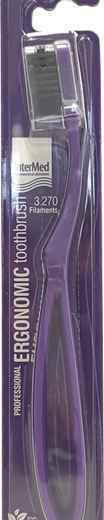 InterMed Professional Ergonomic Toothbrush Toothbrush Medium Purple