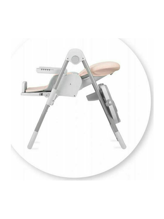 Momi Yumtis Klappbarer Baby Hochstuhl mit Höhenverstellbar Rosa