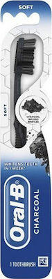 Oral-B Charcoal Whitening Therapy Zahnbürste Weich Black-Blue 1Stück