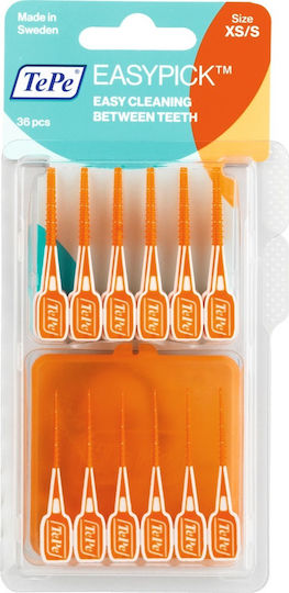 TePe EasyPick Interdental Brushes XS/S Orange 36pcs