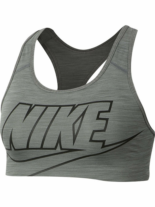 Swoosh Bra Women's Sports Bra without Padding Gray