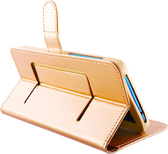 Volte-Tel Silicone Book Buchhülle bis 6.9" Gold