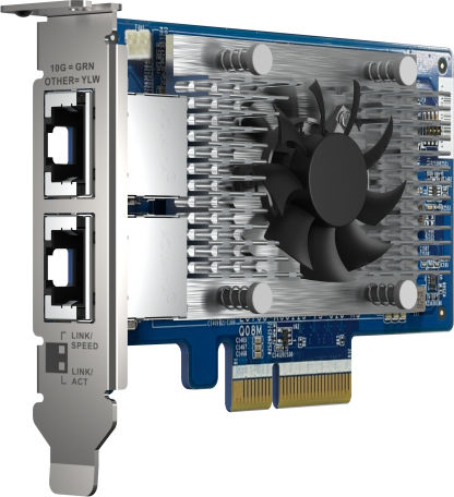 QNap Ενσύρματη Κάρτα Δικτύου Gigabit (10Gbps) Ethernet PCI-e