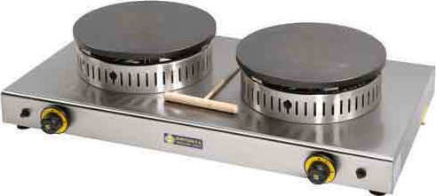 Sergas KEL1X35 Commercial Crepe Maker Electric 2.5kW with Stove Ø35cm