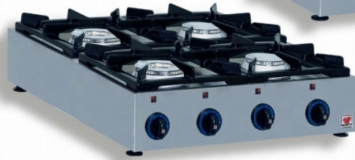 North GAS E24 LPG Cooktop Quadruple 25.8kW 62.5x70x16cm