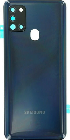 Samsung Καπάκι Μπαταρίας Μαύρο για Galaxy A21s