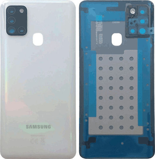 Samsung Batterieabdeckung Weiß für Galaxy A21s