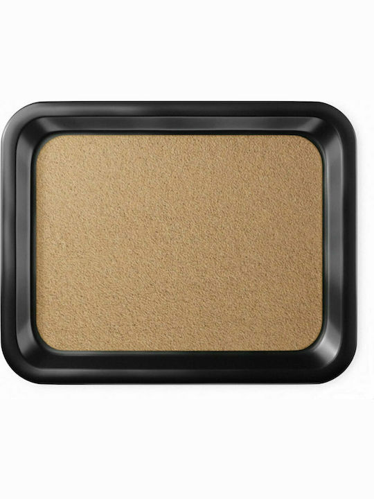 Dianomiki Plastic Dreptunghiular Tavă de Servire Antiderapant cu Fildeș în Culoare Maro 61x43cm 23-47-006 1buc