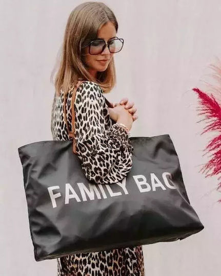 Childhome Τσάντα-Αλλαξιέρα Ώμου/Χειρός Family Black 55x18x40εκ.