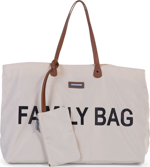 Childhome Τσάντα-Αλλαξιέρα Ώμου/Χειρός Family Off White 55x18x40εκ.
