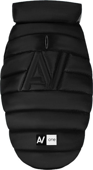 WauDog AiryVest One Μπουφάν Σκύλου Αδιάβροχο Μαύρο με Μήκος Ράχης 40 εκ.